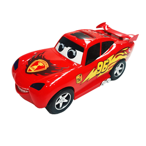 Pixar Cars Lightning McQueen Piggy Bank – Kids Piggy Coin Bank with Rubber Stopper