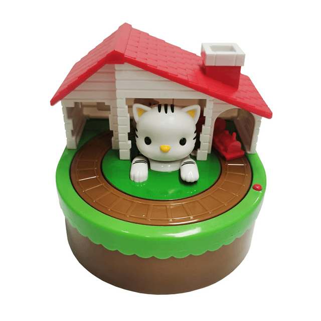 Cat & Mouse Money Piggy Coin Bank for Kids, Automatic Stealing Money Box with Funny Sound